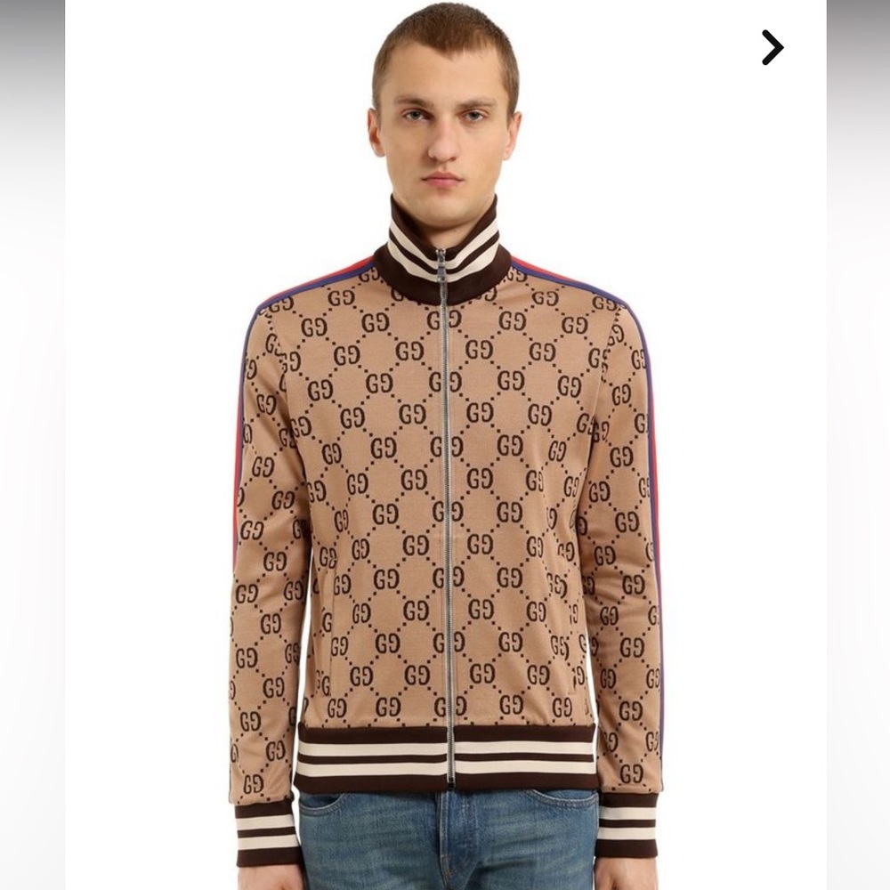 GG jacquard cotton jacket